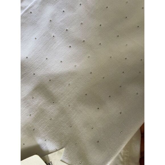 Esparanto Women’s Size L Jeans Bedazzled White European Designer New With Tag - Picture 9 of 9